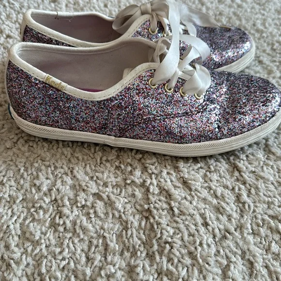 Kate Spade for Keds size 2.5 girls sneakers - Picture 3 of 6